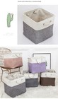 Foldable Storage Cube Basket Bin Cloth Baskets Shelves Cubby Organizers 13  13  13