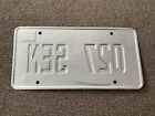 Rare Base 2013 Michigan Senator Senate  License Plate Political Nos Blue Bar 027