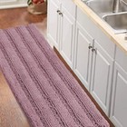 Plush Shaggy Carpet Bathroom Rug Non-slip For Kitchen Thick Super Absorbent