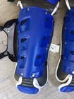 Nike Pro Gold Precision Catchers Leg Guards 17    Baseball Royal Blue White Adult