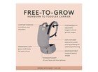 Baby Tula Free-to-grow Baby Carrier Adjustable Comfortable Newborn To Toddler