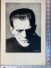 Frankenstein Original Artwork By Dc Comics Artist Dan Adkins  1937 - 2013 