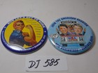 Vintage Pinback Pin Button Lot Bill Clinton 1993 Inauguration Let s Get To Work