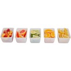 Plastic Condiment Caddy Insert Durable Garnish Holder Take-out Organizer New