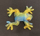Ganz Rainforest Animal Bean Bag Big-eyed Blue   Yellow Frog 5  Long