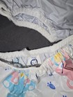 Vintage Gerber Plastic White Peva vinyl Baby Diaper Covers 14ct     Small