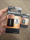 4-duracell 9v Alkaline Batteries 2-pack 9 V Block  041333051598 -8 Batteries