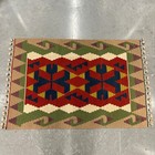 Vintage Turkish Kilim Rug 30x45        Handwoven Wool Tribal Cappadocia Carpet