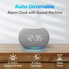 Reacher R3l-168 Sound Machine Alarm Clock Night Light 20 Sounds Led Display