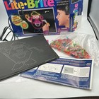 Vintage Hasbro Lite Brite 4780 Tested Working W  Box Pegs Templates 1990s