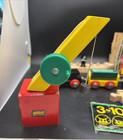Brio Wooden   Magnetic Train Set - 40 Pieces - 5 Train Cars  Crane  Barge  Track