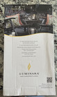Luminara Real Flame Effect Candle 15  Black Outdoor Lantern