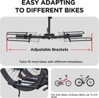 2 Bike Rack Carrier Vehicle Mount Truck Hitch Heavy Duty Folding W  Lock New