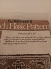 Caron 3016 Latch Hook Patern Navaho  navajo  Rug Pattern Vintage 1977 Canvas 