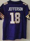       tariffs    Free  Youth s Justin Jefferson  18 Vikings Fuse Classic Purple Jersey