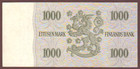 Finland  1000 Markkaa  1955   Unc