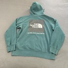 The North Face Mens Hoodie Mens M Ponderosa Green Pullover Athleisure Sweater