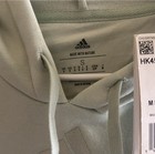 Adidas Pullover Hoodie Green S Women s Logo Hooded Pockets Drawstring