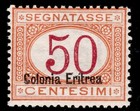 Eritrea J4a  J6a  J7a  1903 Postage Due Group  Mint Hinged  Scott  113