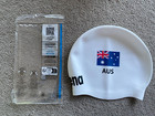 2 X New Arena And Other Brand Australia Aus Silicone Swimming Cap Pool Swim Hat