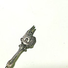Luxembourg Cathedral Souvenir Spoon Jd Alpacca 5 Inches Silver-tone Vintage