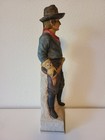 Lionstone Whiskey Ceramic Decanter 1969 Vintage 14  Cavalry Scout Empty
