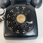Vintage Black Rotary Dial Phone Bell System Western Electric C d 500 Telephone