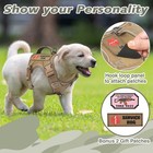 Tactical Dog Harness For Small Puppy  No Pull Military Service Dog Vest With    