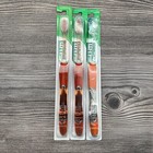 Gum 525 591 Deep Clean Toothbrush  Compact Soft Head  3 Pack  By Sunstar
