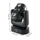 Rotating Laser Beam Moving Head 8 Led Rgbw Stage Light Dmx Disco Party 22ch 46ch