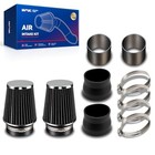 3 5 Inch Cold Air Intake System Kit 2008-2012 Mercedes-benz C300 Black