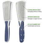Detangling Brush For Curly And Natural Black Hair  Afro 3 4abc Texture  Faster A