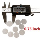 Pipe Screens Stainless Steel Screen Filters For Smoking 0 75 Inch 200 Pcs