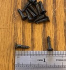 Wood Screws 4 X 1 2 Flat Head Slotted Black Oxide Wood Screws 20 Pk Free Ship
