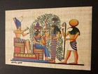 Egyptian Papyrus Painting Nefertiti   s Journey To Life 8x12   