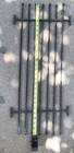 Antique Architectural Salvage Fence Section Wrought Iron Spiked Finial Gothic  3
