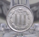 1866 Three Cent Nickel  obsolete  3cn  ec2 East Coast Coin   Collectables  Inc 