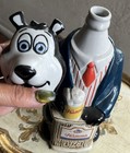 Hamm s Ceramarte 1973 Ceramic Bear Decanter Bottle Removable Head Breweriana