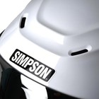 Simpson Motorcycle Spbl1 Speed Bandit Helmet Adult Large White