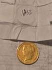1862 Philippines 4 Peso Gold Piece 21 Karat Gold