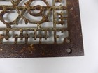 Vintage Antique Wonderful Ornate Design Cast Iron Floor Grate 14  X 12 