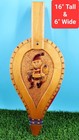  vintage  Folk Art Hand Carved  drummer Boy  Fireplace Bellows blower  no Tip 