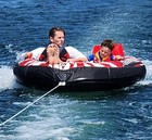 Towable Inflatable Tube Raft 2 Person Lake Water Raft Tow Behind Sports Float