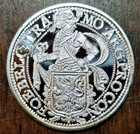 2017 Netherlands Lion Dollar Restrike 1 Oz Silver Bu