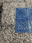 Antique Metal Tin Ceiling Tile 24    X 24  Salvaged Vintage 