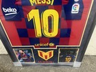 Framed Autographed signed Lionel Messi  Fc Barcelona Jersey Beckett Bas Loa Rare