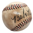 Babe Ruth Autographed 1930s Baseball  Replica Licensed By Ruth Estate