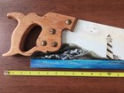 Seaside Lighthouse Hand Painted Vintage Handsaw