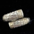 Vtg Wallace Sterling Silver Aegean Weave Pattern Bypass Spoon Wrap Ring Adj 7