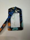 Vera Bradley Women s Id Holder One Size Black Blue Floral
